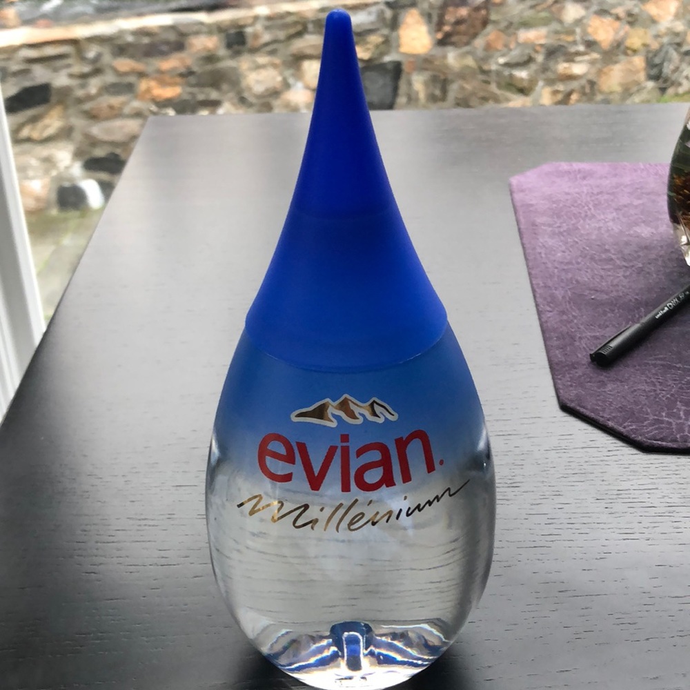 Evian millennium water filled capped bottle - Picture 8 of 8